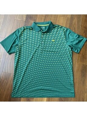 Masters Tech Performance Polo Golf Shirt Green size XL RN: 133979